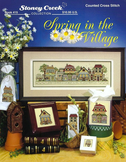 Spring in the Village - Cross Stitch Pattern