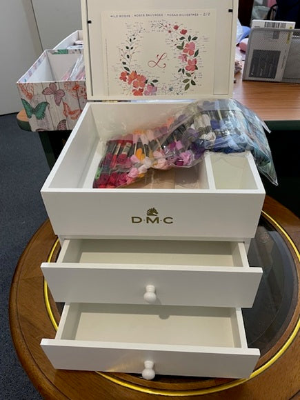 DMC Modular Storage Boxes with Drawers - Incl 70 Skeins of DMC Thread