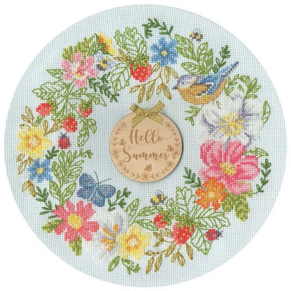 Summer Wreath - Cross Stitch Kit