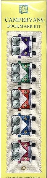 Bookmark, Textile Heritage Kit - Campervans