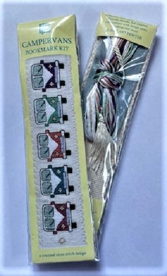 Bookmark, Textile Heritage Kit - Campervans