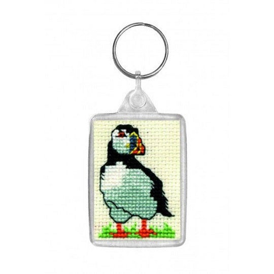 Key Ring, Textile Heritage Kit - Puffin