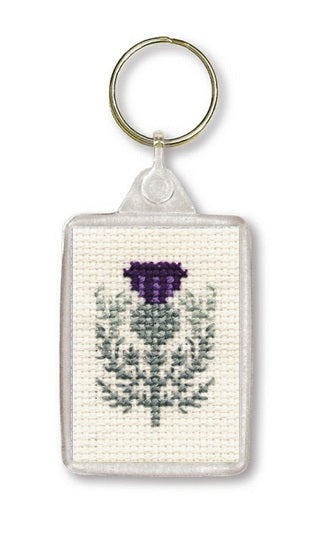 Key Ring, Textile Heritage Kit - Scottish Thistle