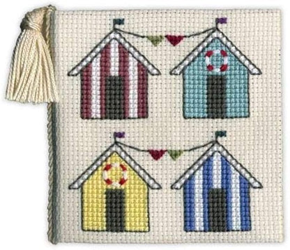 Needlebook, Textile Heritage Kit - Beach Huts