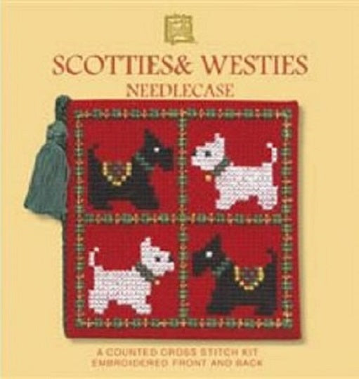 Needlebook, Textile Heritage Kit - Scotties & Westies