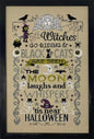 When Witches Go Riding - Tiny Modernist Pattern