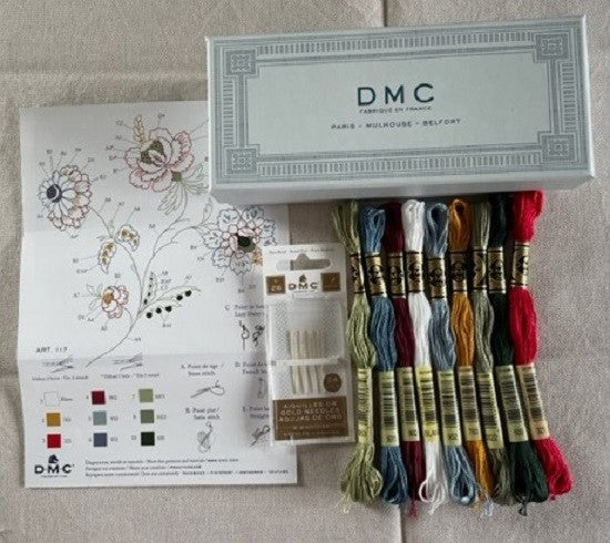 DMC Vintage Box - with Threads & Pattern – Angel Crafts NZ
