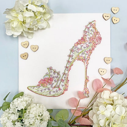 Wedding Slipper - Cross Stitch Kit