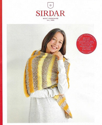 Lacey Shawl, 10219 Sirdar - Knitting Pattern