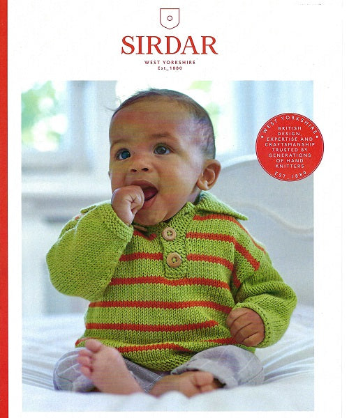 Baby Jersey, 5245 Sirdar - Knitting Pattern
