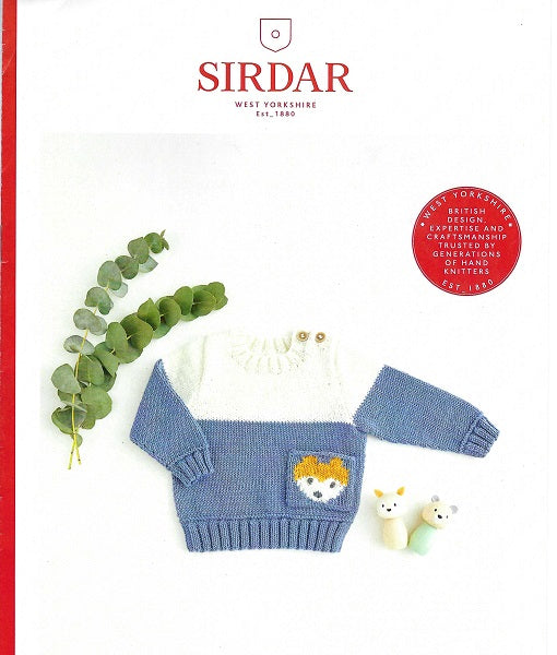 Baby Jersey, 5384 Sirdar - Knitting Pattern