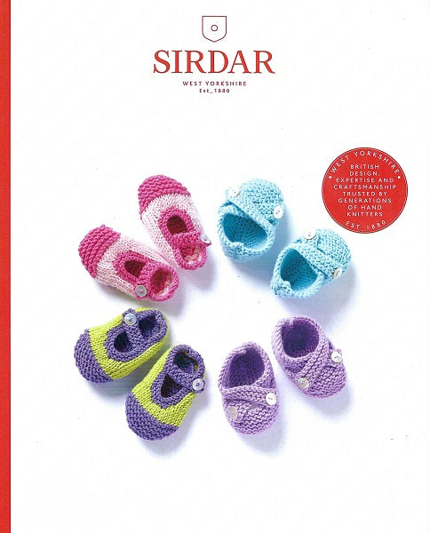 Baby Booties, 5249 Sirdar - Knitting Pattern