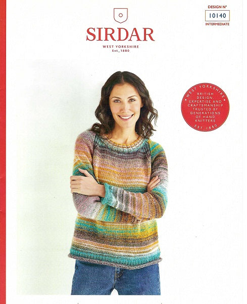 Ladies Jersey, 10140 Sirdar - Knitting Pattern