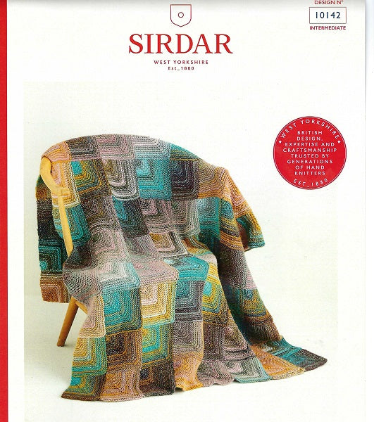 Blanket, 10142 Sirdar - Knitting Pattern