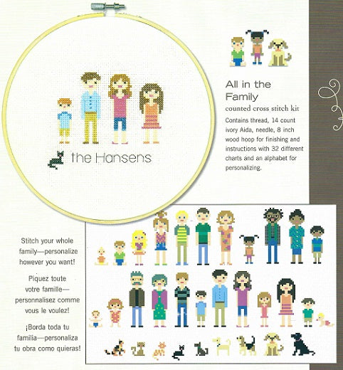 All In The Family - Cross Stitch Kit