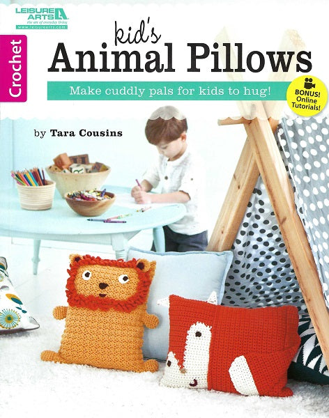 Animal Pillows - Crochet Pattern Book