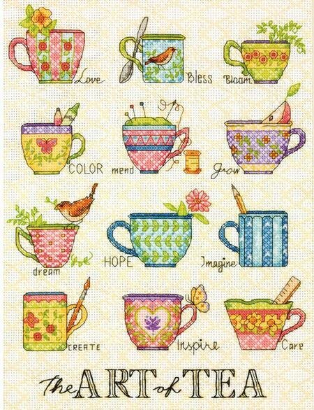 Art of Tea - Dimensions Cross Stitch Kit