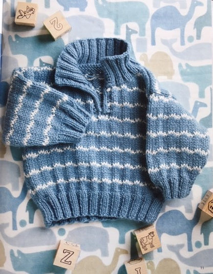 Adorable Baby Sweaters - Knitting Pattern Book