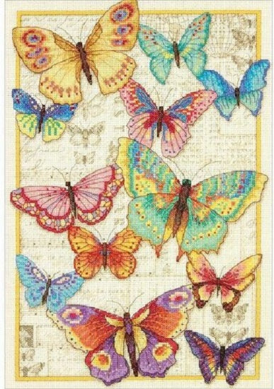Butterfly Beauty - Dimensions Gold Cross Stitch Kit