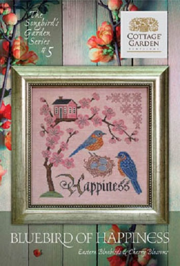 Songbirds Garden, Series #5 - Bluebird of Happiness