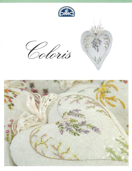 DMC Coloris Pattern - Embroidery Book of Hearts