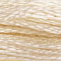 6 Strand, Cotton: B5200 - Ecru - Blanc / White