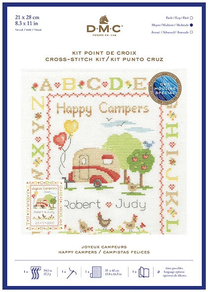 Happy Campers - Cross Stitch Kit
