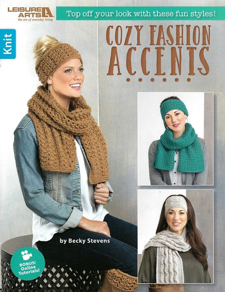 Cozy Fashion Accents - Knitting Pattern Book