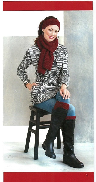 Cozy Fashion Accents - Knitting Pattern Book