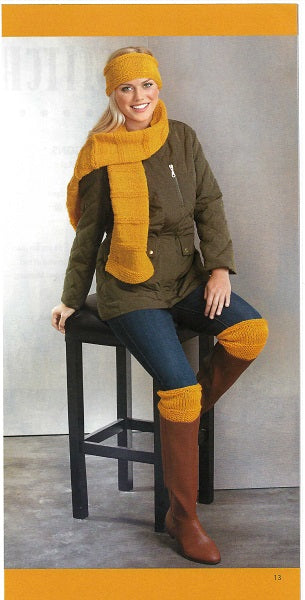 Cozy Fashion Accents - Knitting Pattern Book