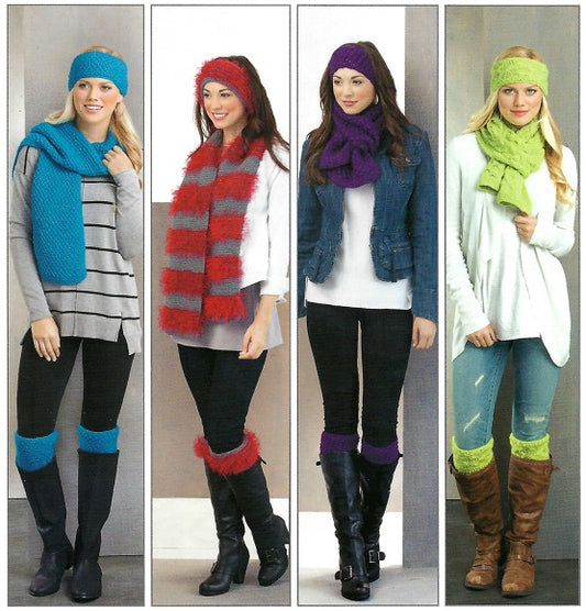 Cozy Fashion Accents - Knitting Pattern Book