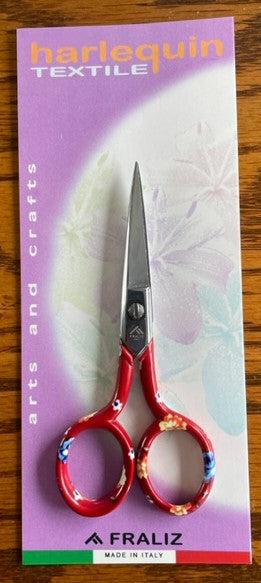 Red Classic Floral Scissors - Fraliz