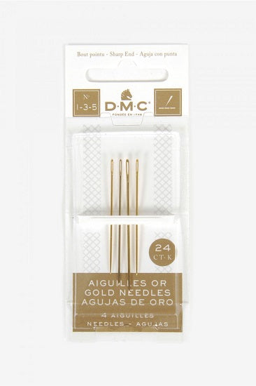 Needles, Gold DMC - Size 1-3-5 Mix Pack