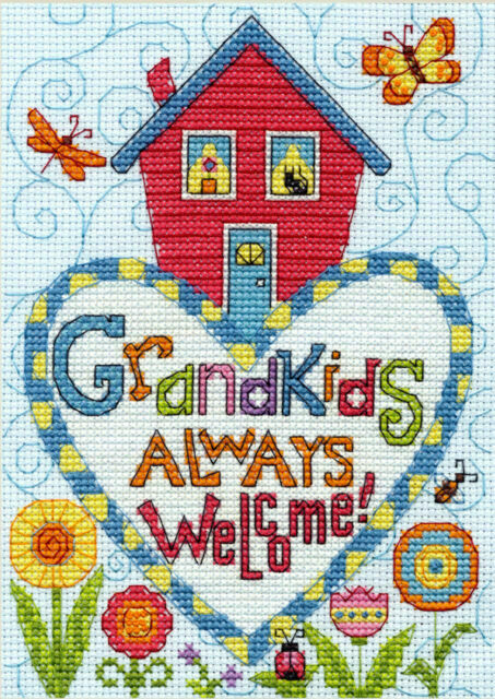 Grandkids Always Welcome - Cross Stitch Kit