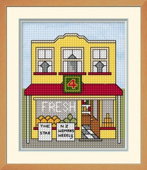 Grocery Shop - Kiwitown - Cross Stitch Kit