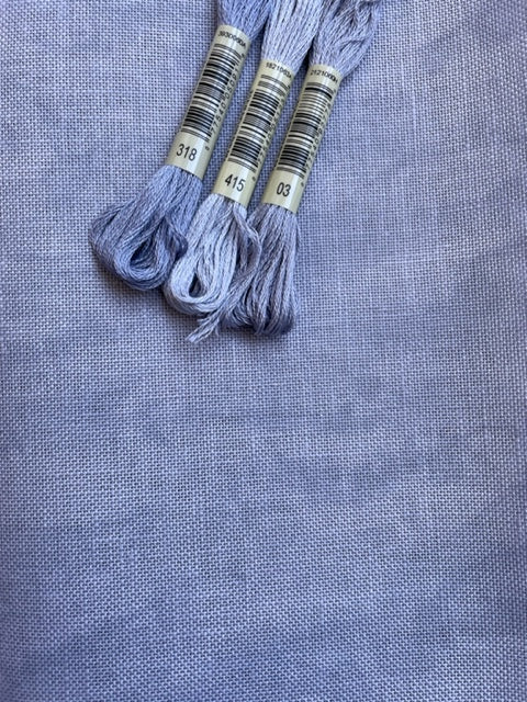 Linen - 32 Count - Vintage Grey Storm