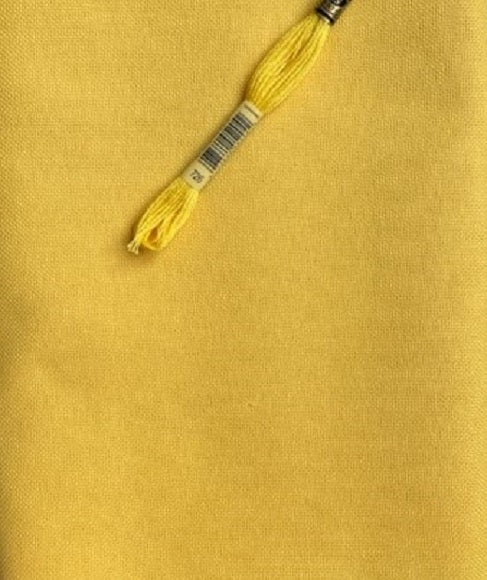 Lugana Evenweave - 28 Count - Yellow