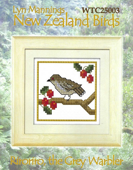 NZ Birds, Riroriro, Grey Warbler - Craft Co Kit