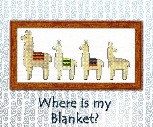 Llamas, Where Is My Blanket - Kit